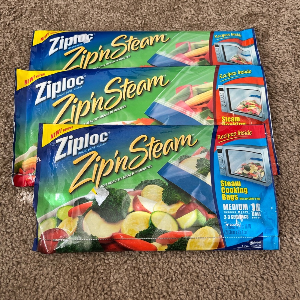 Ziploc Zip'n Steam‎ Cooking Bags